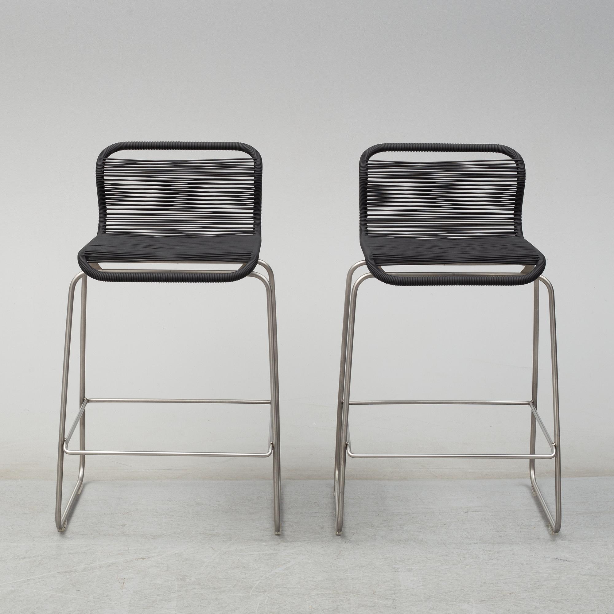 A pair of 'Tivoli' chairs by Verner Panton.