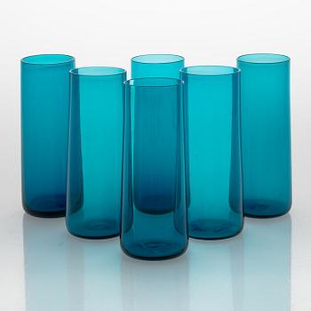 Nanny Still, a 26-piece 'Harlequin' glassware for Riihimäen Lasi Oy.