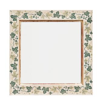 678. A mirror attributed to Estrid Ericson, Svenskt Tenn, the frame covered in fabric.