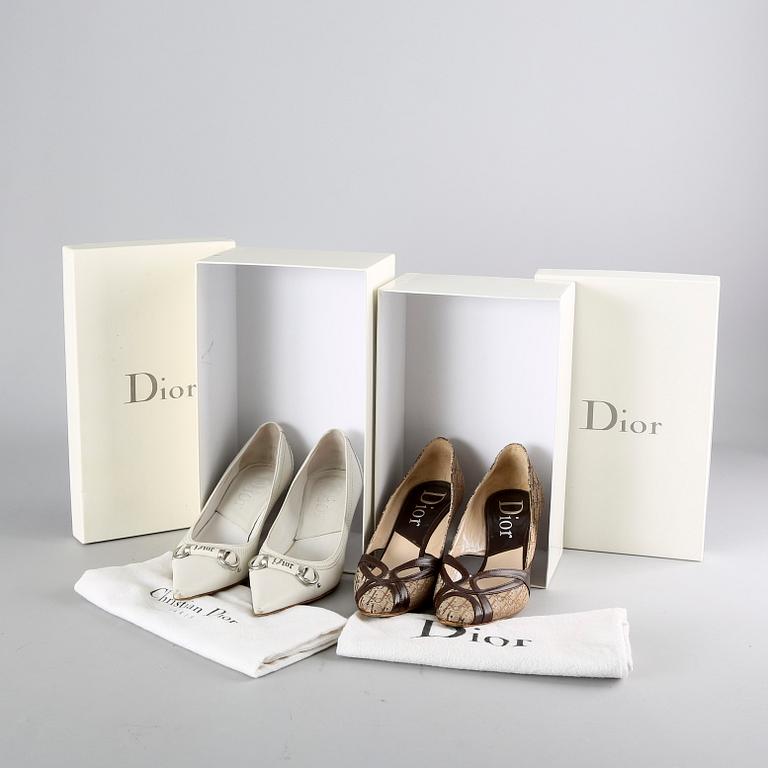 Dior, 2 par, skor/pumps.