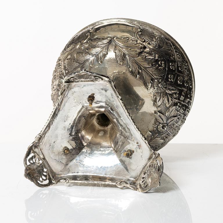 Praktskål, sterlingsilver, 1900-tal.