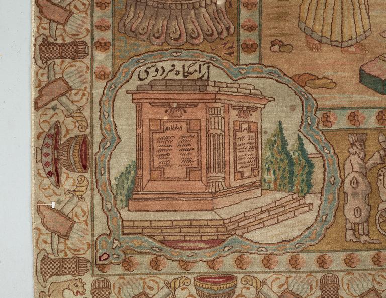 MATTA. Täbris Figural. 232 x 168,5 cm.