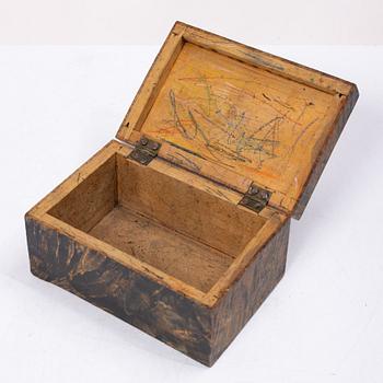 Askar, tre st, allmoge, 1800-tal.