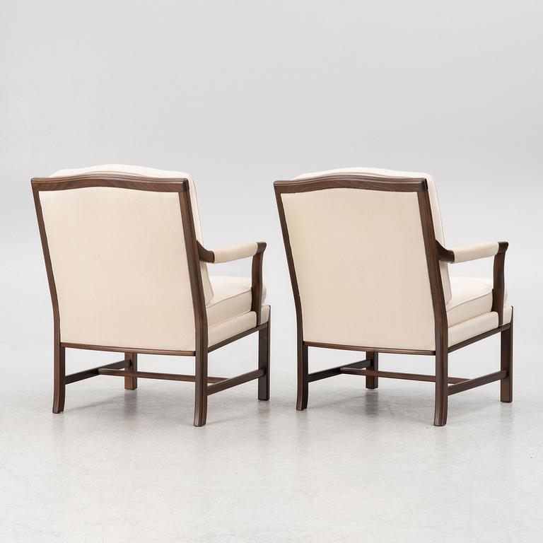 A pair of armchairs, Bröderna Andersson, secon paret of the 20th century.