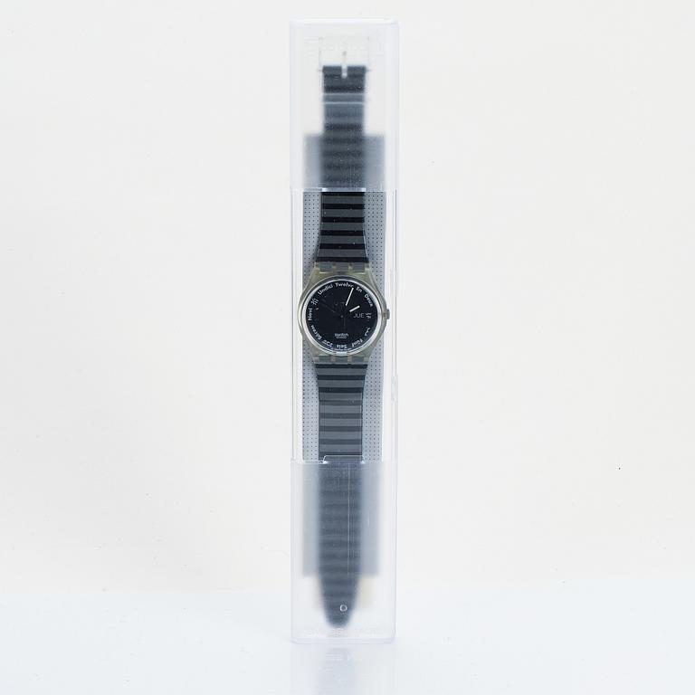 Swatch, Gutenberg, wristwatch, 34 mm.