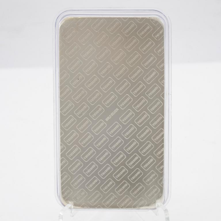 Silver bar 1kg 999 Valcambi Suisse.