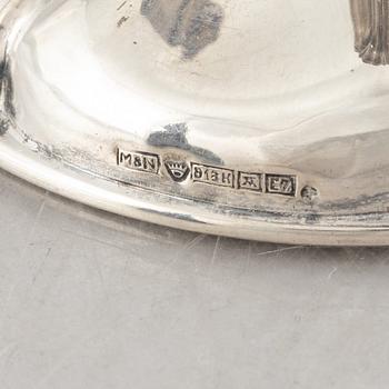 Miettinen & Nurmi, candlesticks, a pair, silver, Turku 1958.