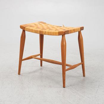 Josef Frank, a model '967' stool for Firma Svenskt Tenn, mid 20th century.