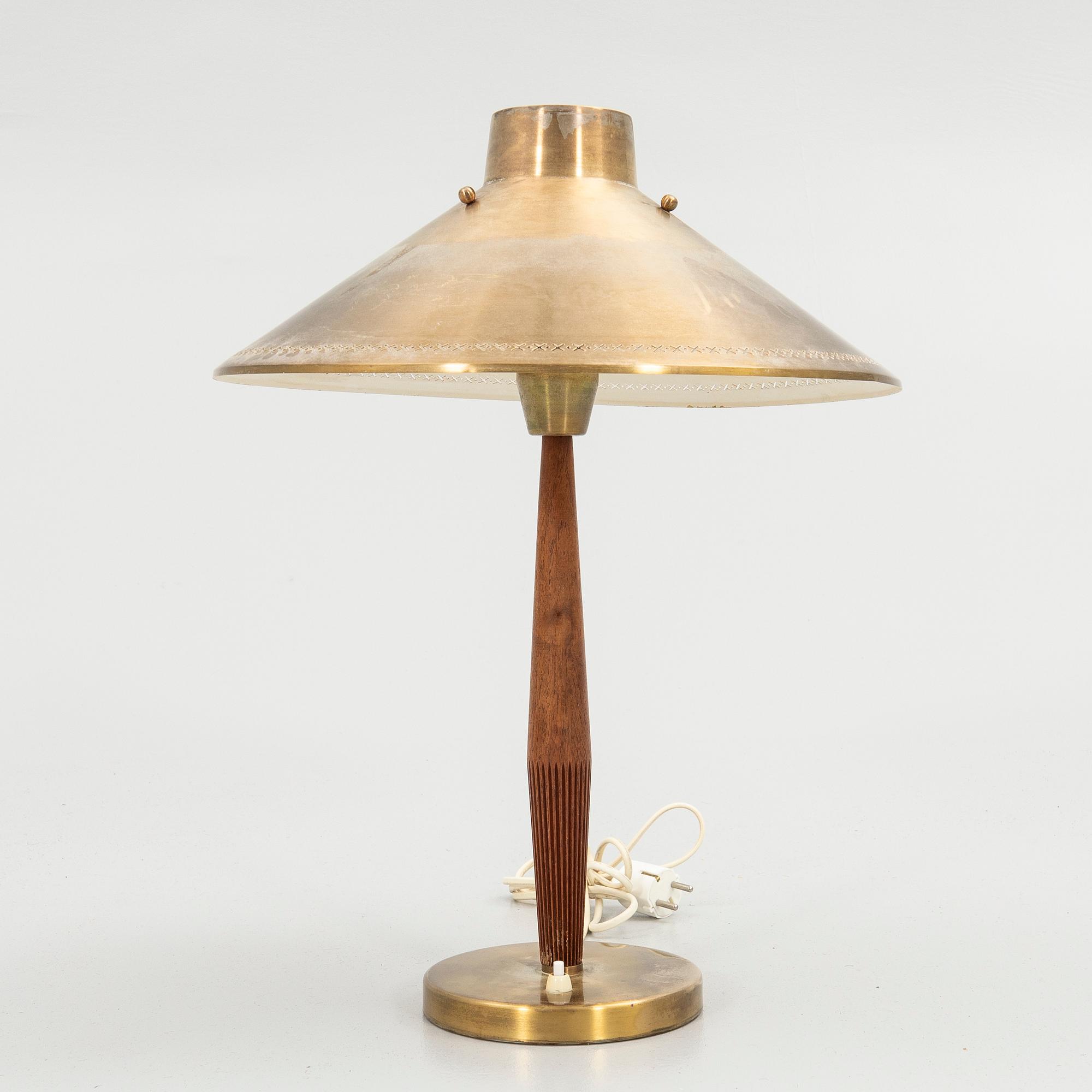 Hans Bergström, Table lamp, model "E1161", ASEA Lighting, 1940s.
