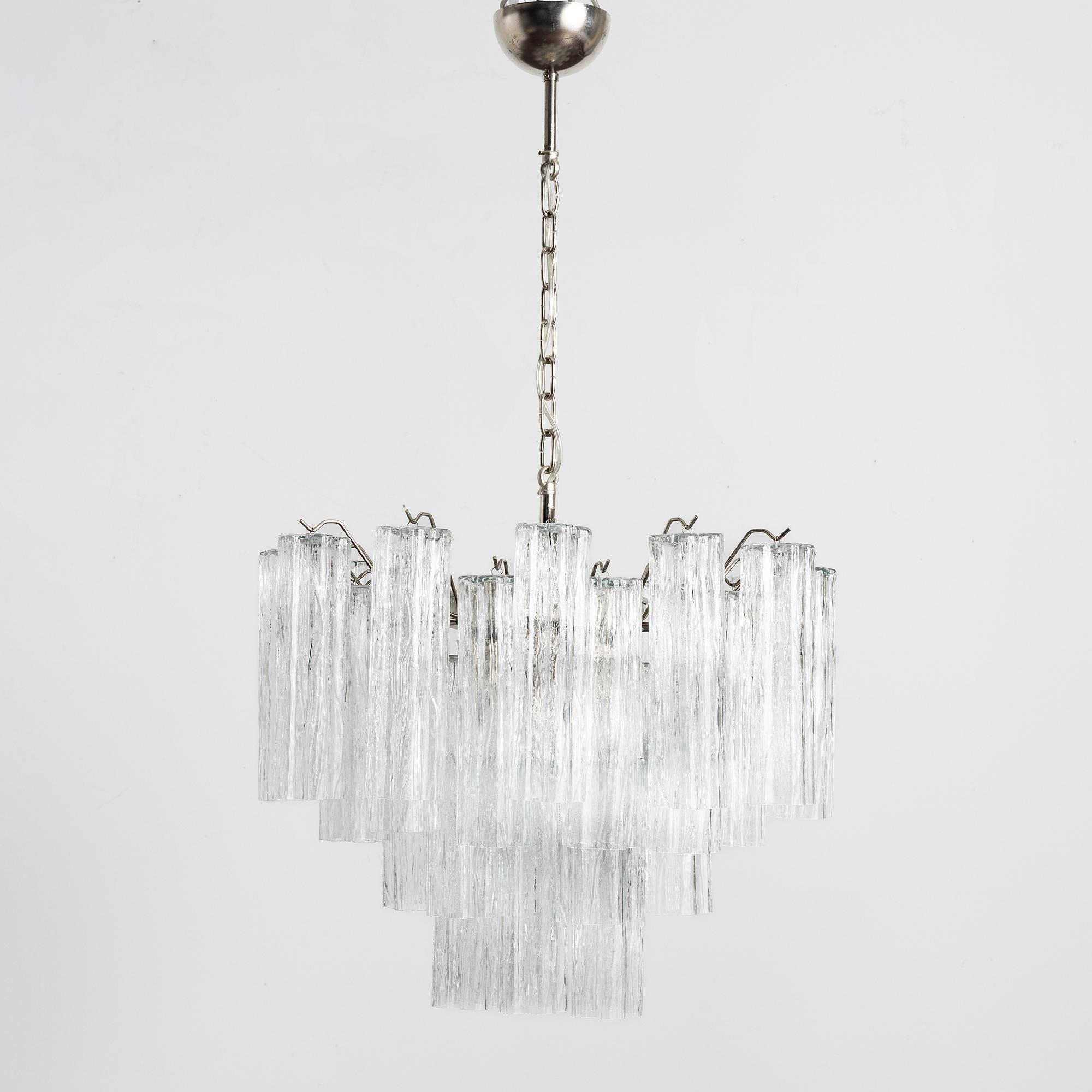 Tony Zuccheri, ljuskrona, "Tronchi", Murano, Italien.