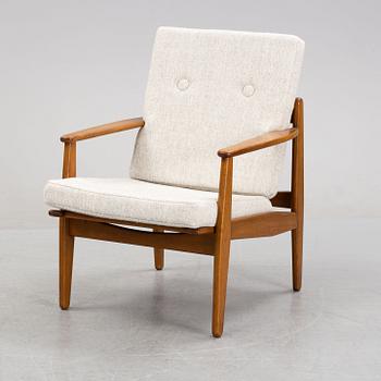 An oak easy chair, Gemla, Diö, 1950's.