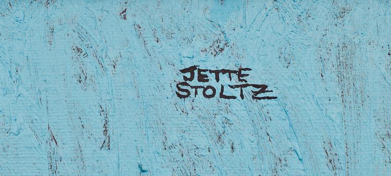 JETTE STOLTZ, olja på duk, sign.