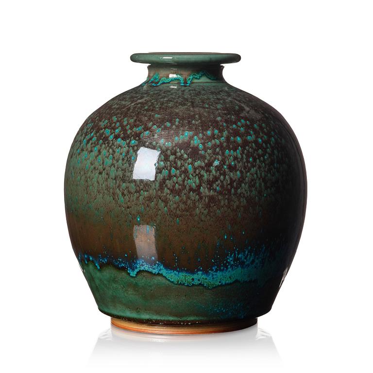 Berndt Friberg, a stoneware vase, Gustavsberg studio, Sweden 1964.