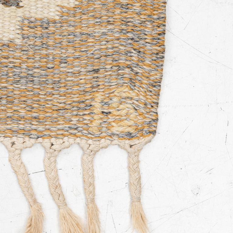 Ingegerd Silow, a flat weave rug, signed IS, c. 270 x 185 cm.