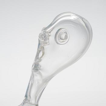 Johannes Rantasalo, a glass sculpture, signed 2008.