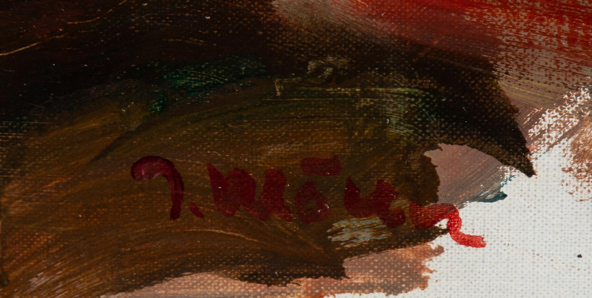Ingegerd Möller, oil on canvas. Signed.