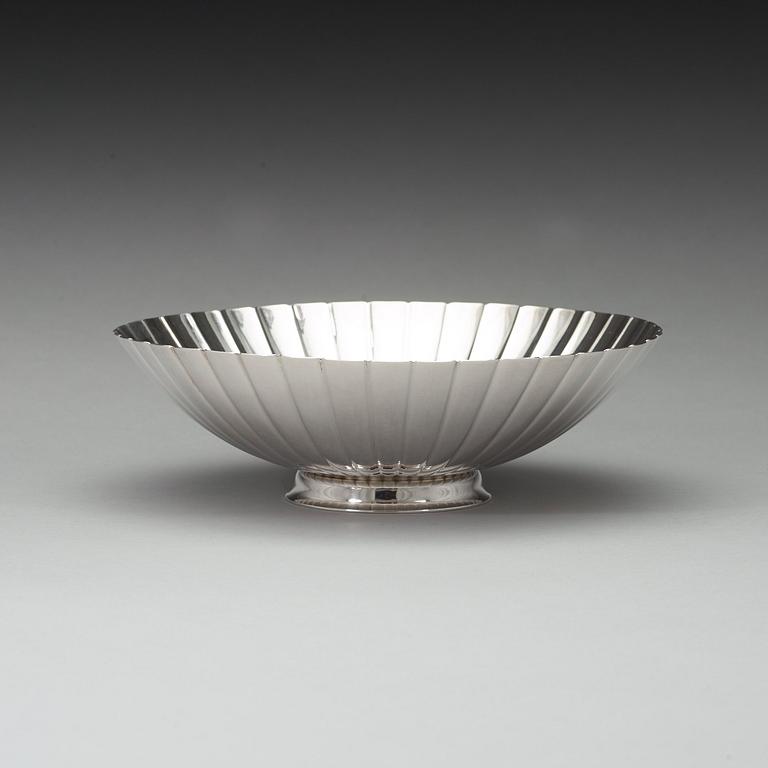 Sigvard Bernadotte, skål, Georg Jensen, Köpenhamn 1933-44, sterling.
