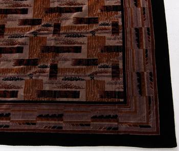 TEXTIL. Plysch. Trol 1940-tal. Ca 148 x 292.