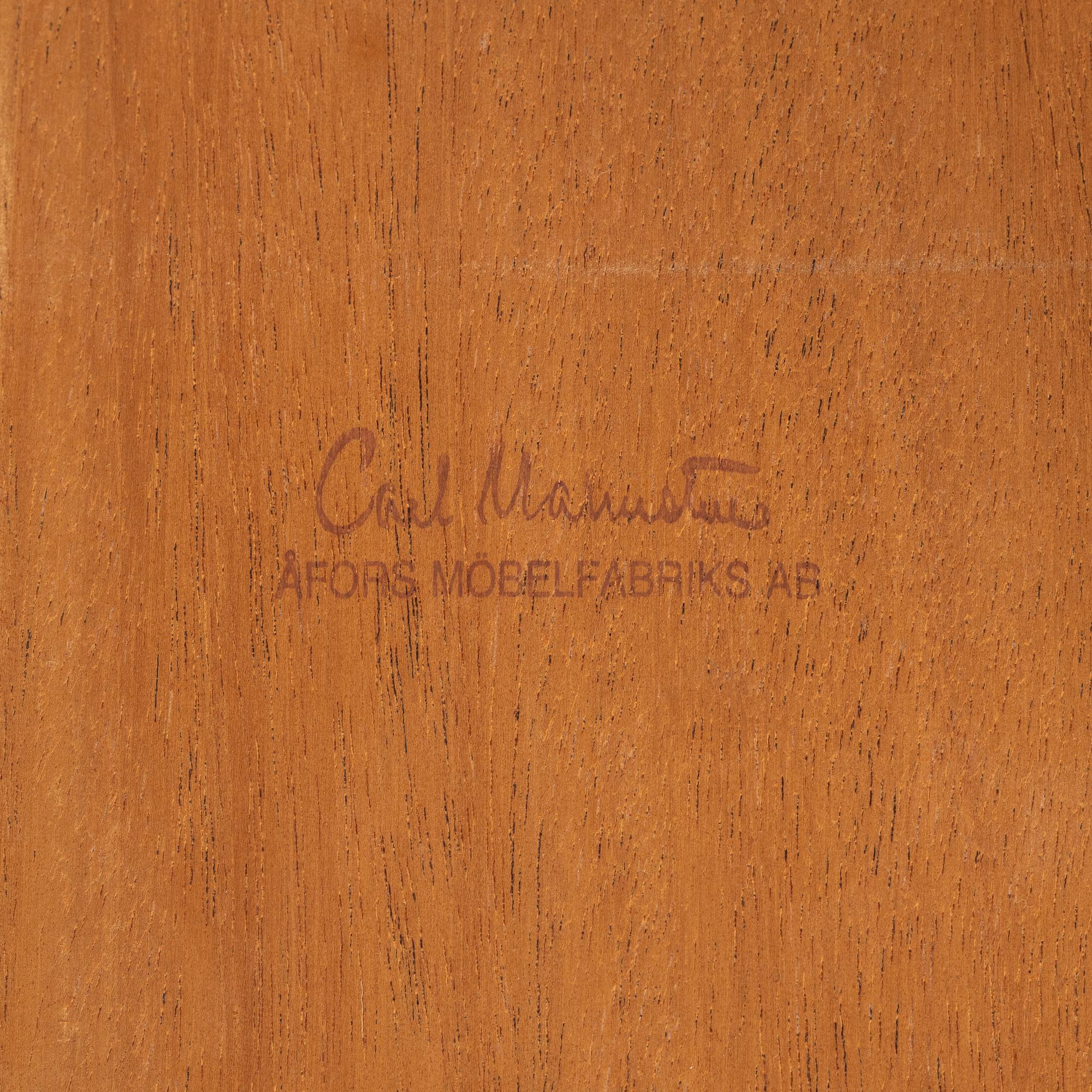 A 'Släden' nesting table by Carl Malmsten, Åfors möbelfabrik.