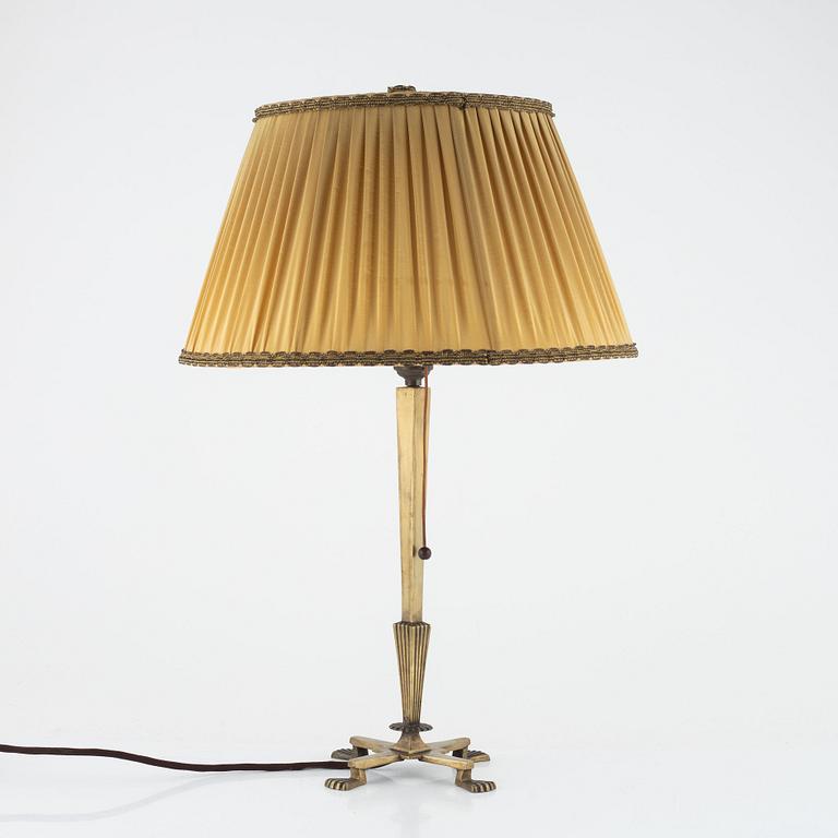 Elis Bergh, tillskriven, bordslampa, Swedish Grace, CG Hallberg, 1920-tal.