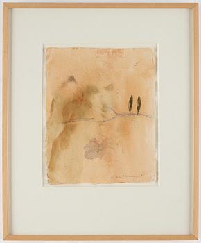 Lennart Aschenbrenner, watercolour, signed and dated -95.