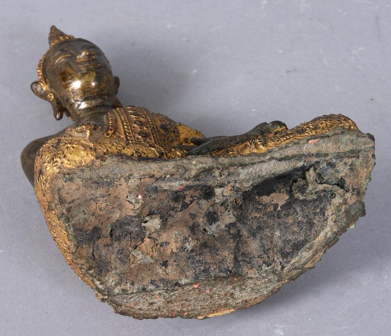 FIGURIN, metall, orientalisk, 1800/1900-tal.