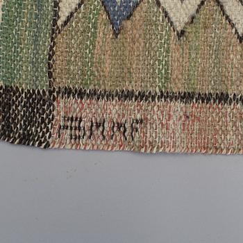 VÄVNAD "Crocus". 59 x 25. Signerad AB MMF (AB Märta Måås-Fjetterström).