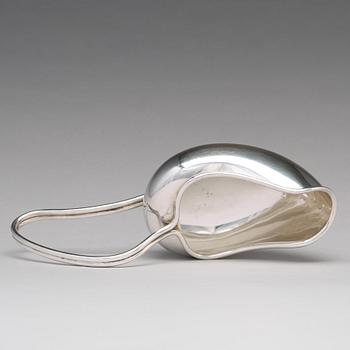 Erik Herløw, a sterling sauceboat, Firma Anton Michelsen, Copenhagen 1960.