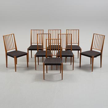 Eight model 970 chairs by Josef Frank for Svenskt Tenn.