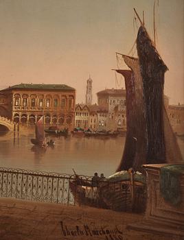 Karl Kaufmann, View over The Doge's Palace and Campanile, Venice.