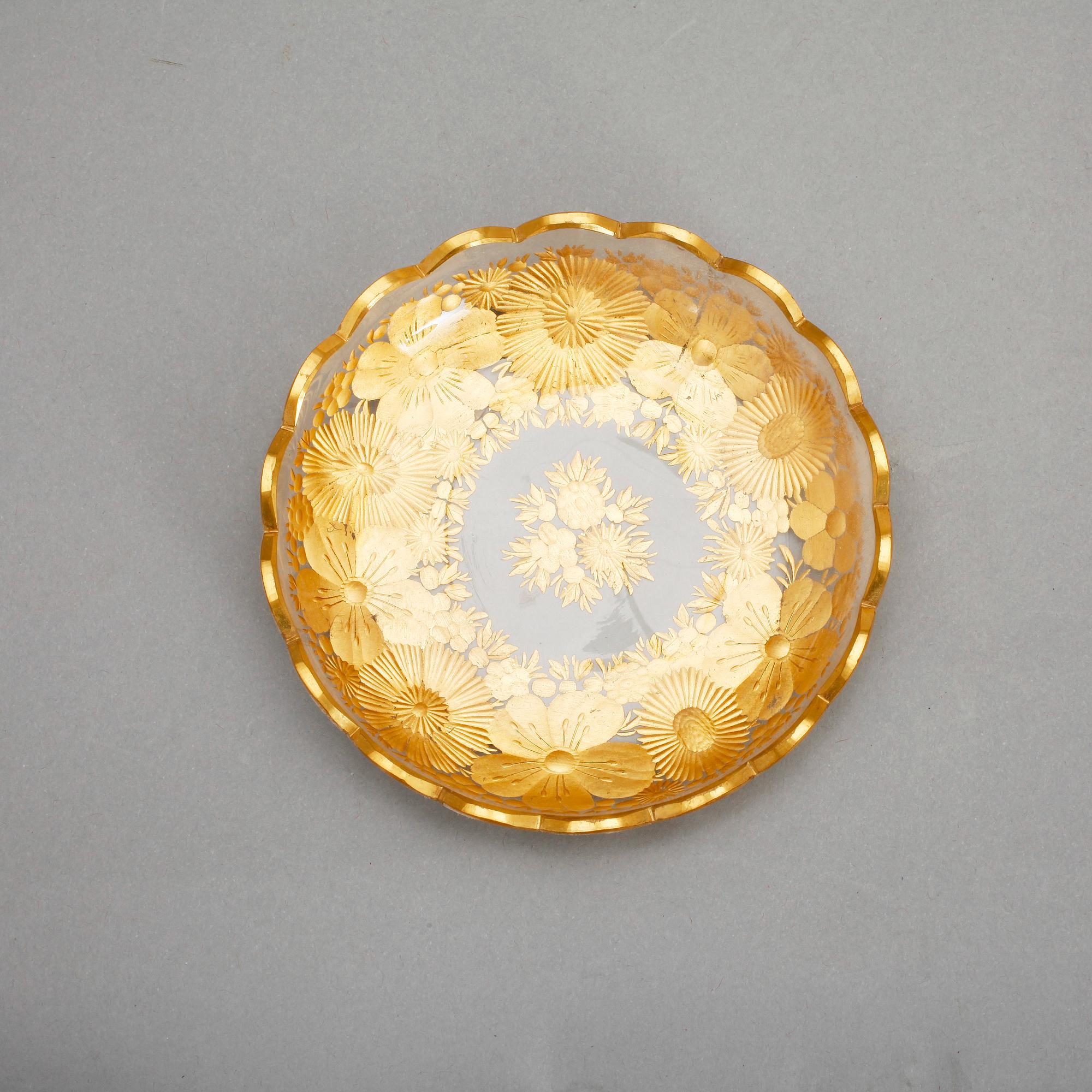 FAT, samt 6 st glas, 1900-talets första hälft.
