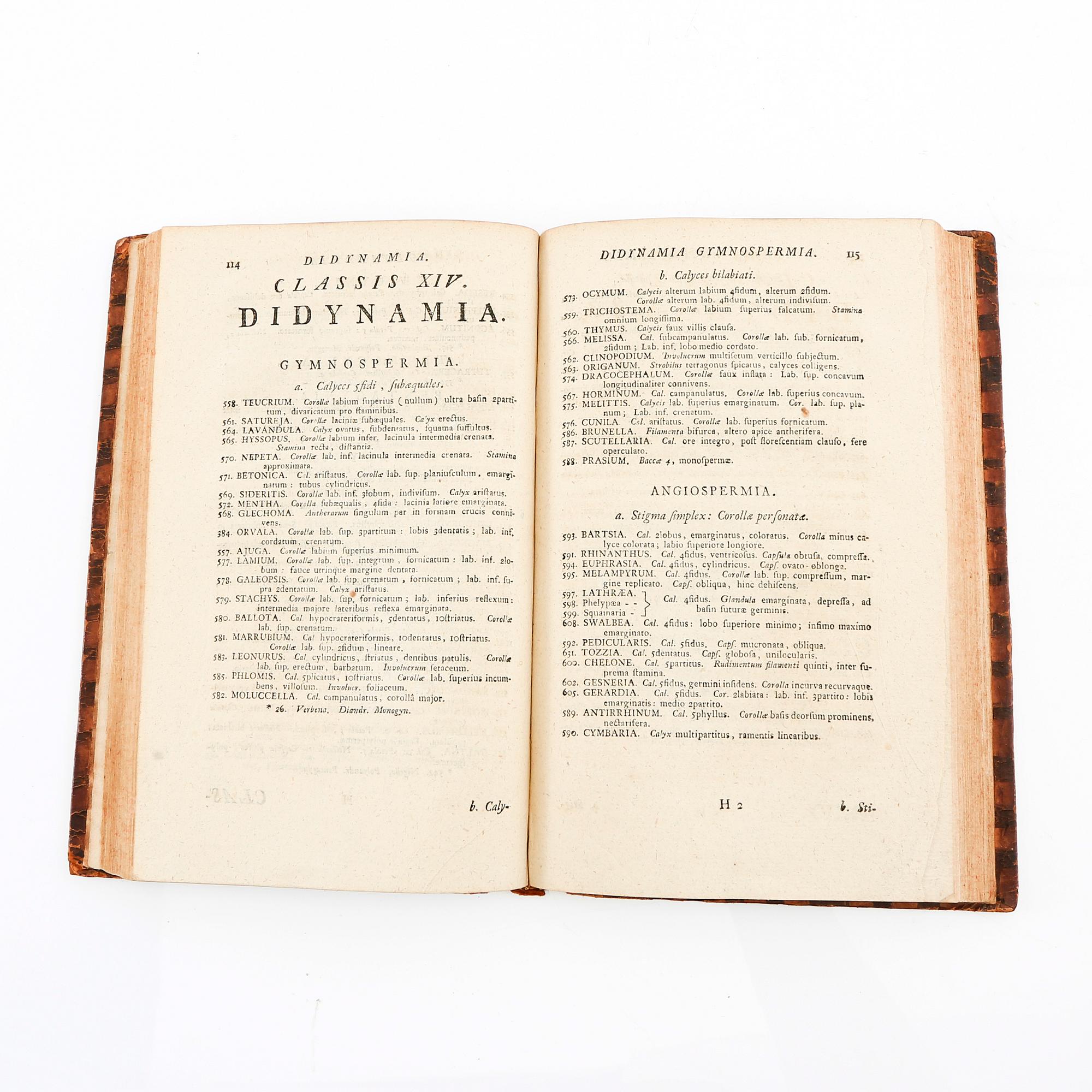 Carl von Linné, "Systema Naturae..." ,1748.