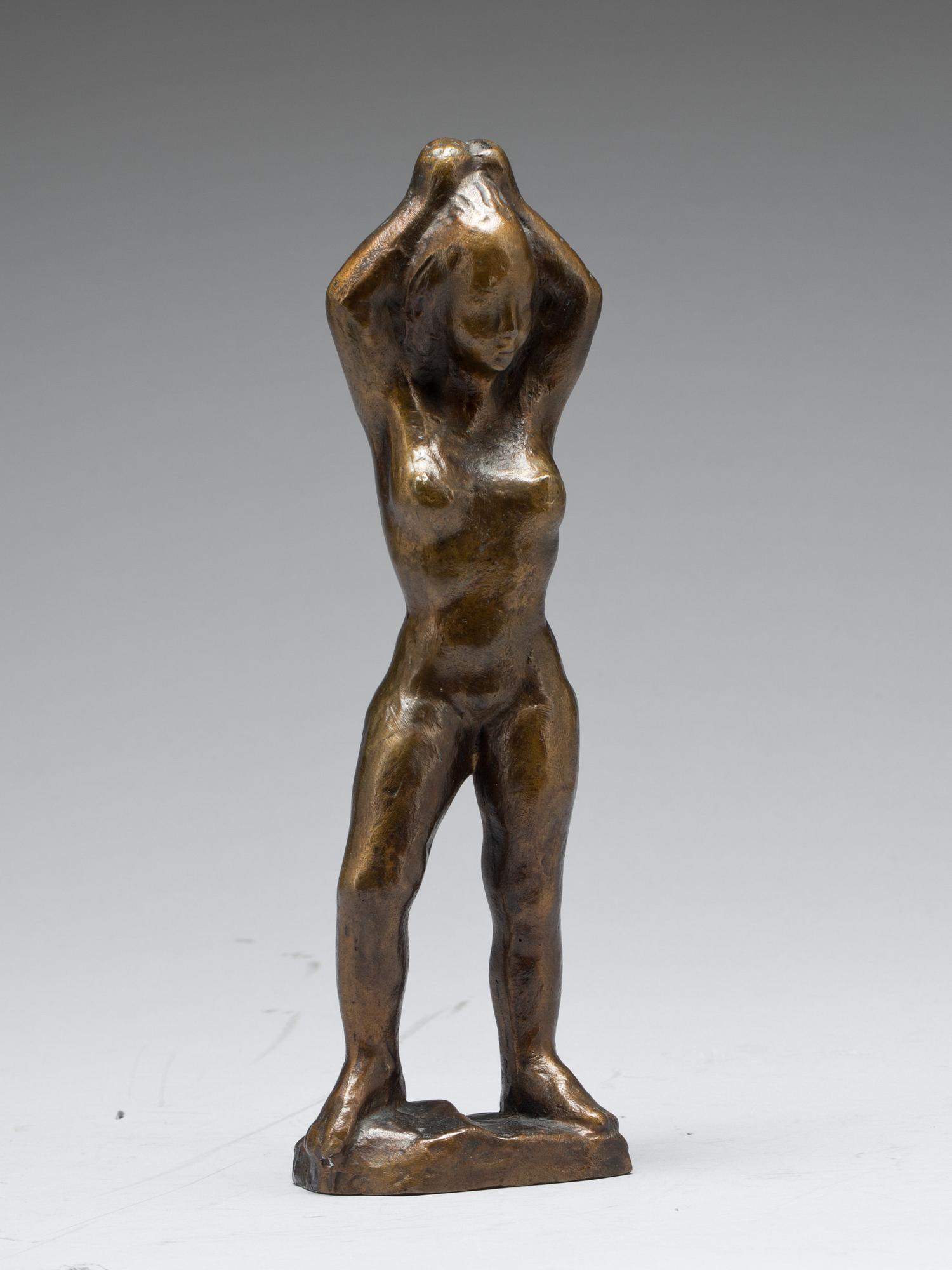 SIGGE BERGGREN, skulptur brons. Signerad.