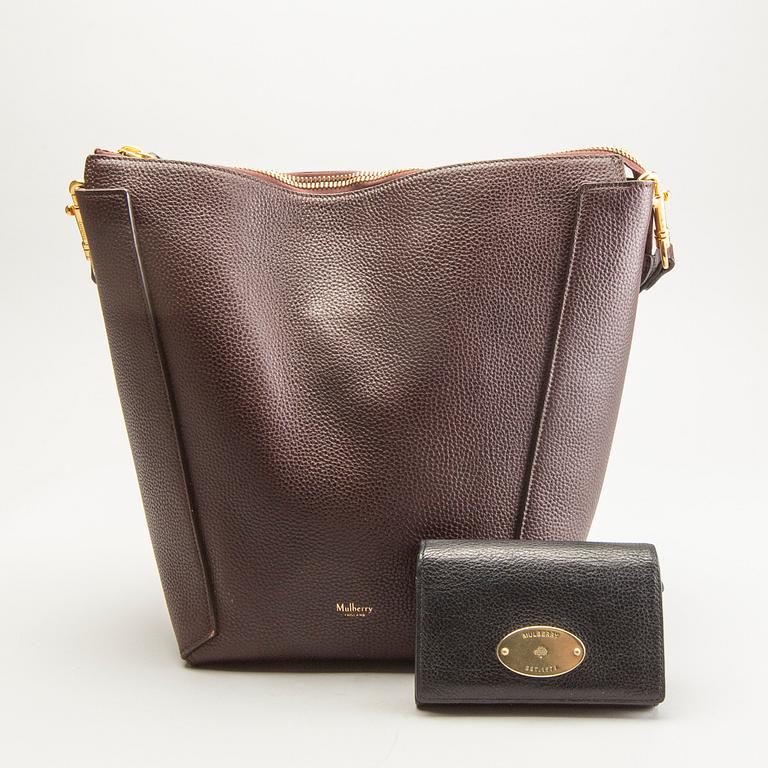 Mulberry, "bucket" bag, wallet.