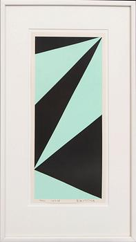 Olle Baertling, serigraph in colours signed dated and numbered 1957-68 70/300.