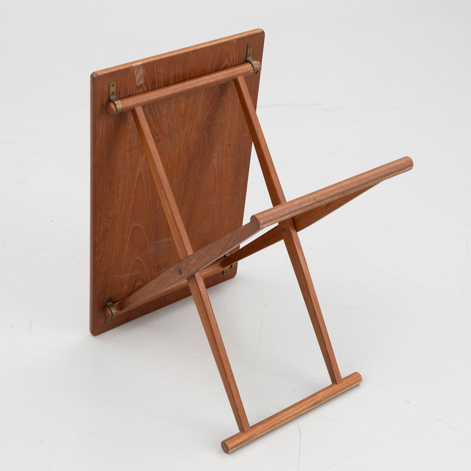 Knud Andersen, a teak fold table, J.A.C. Jensen, Aarhus, Denmark, 1950's/60's.