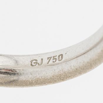 Georg Jensen, alliansring 18K vitguld med runda briljantslipade diamanter "Magic".