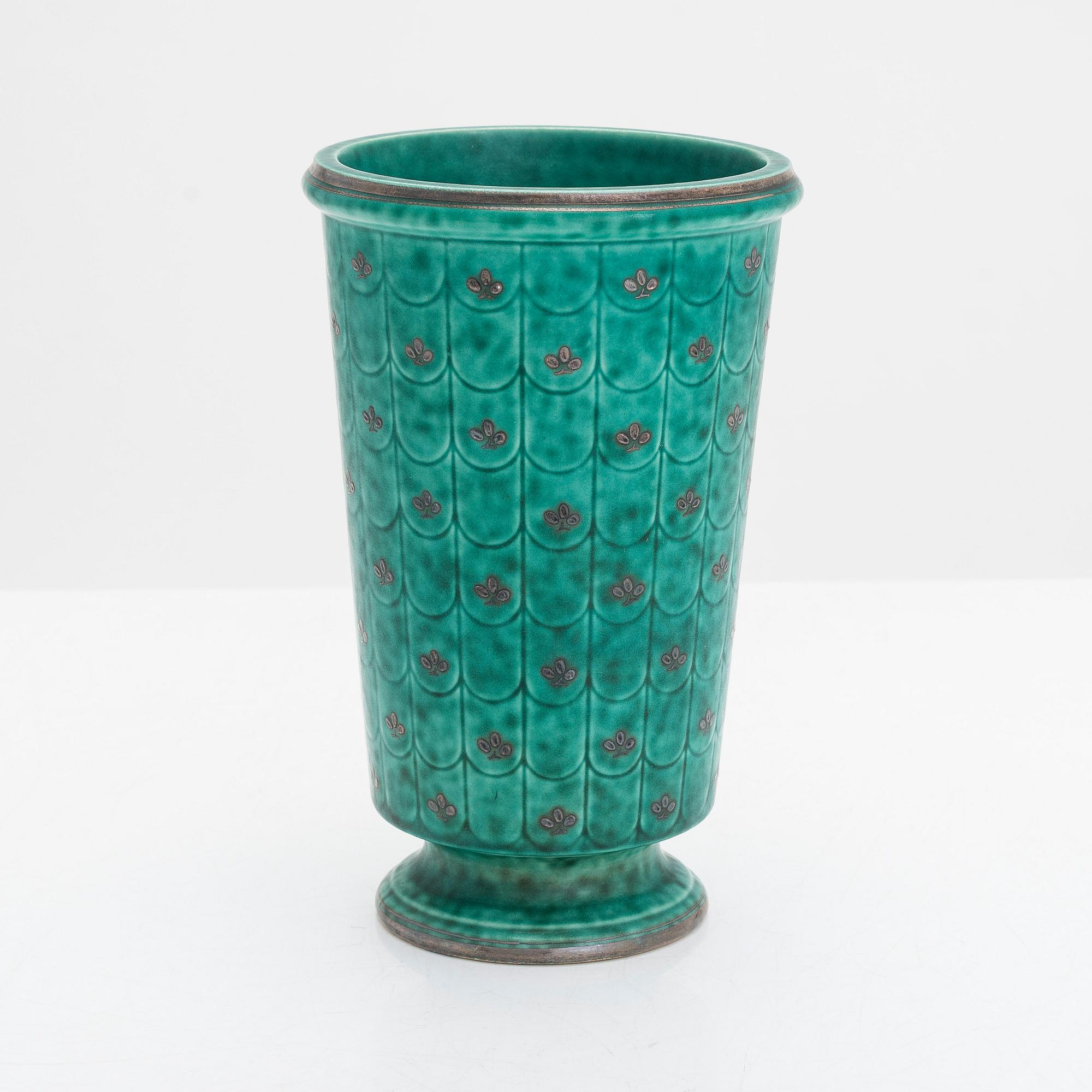 Wilhelm Kåge, vas, "Argenta" Gustavsberg.