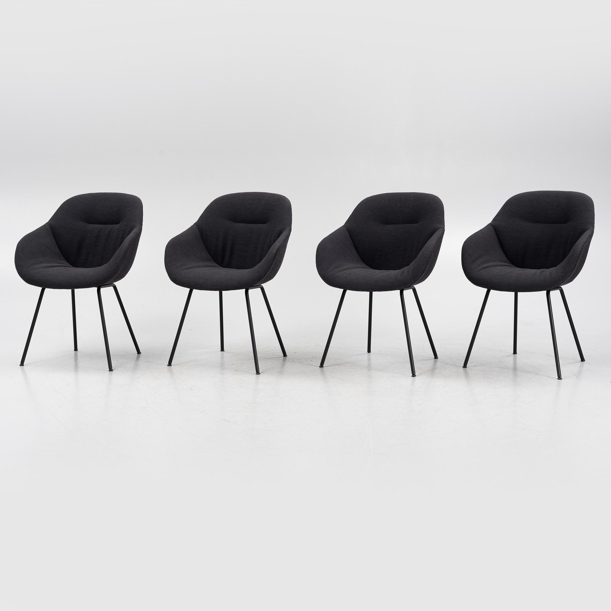 Hee Welling & HAY, karmstolar, 4 st, "AAC 127", About a Chair, HAY, Danmark.