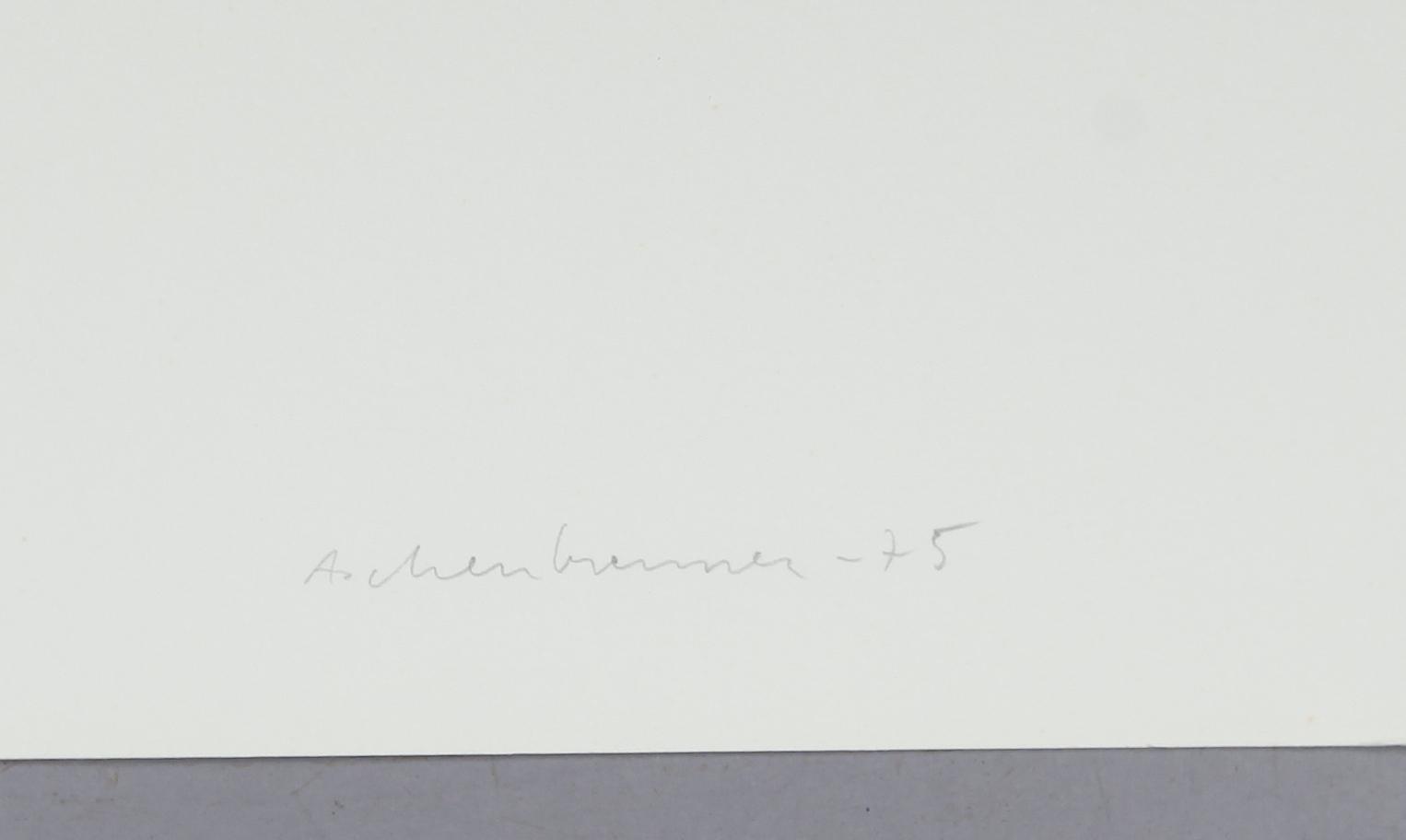 LENNART ASCHENBRENNER, färglitografi, signerad och daterad -75, numrerad 9/100.