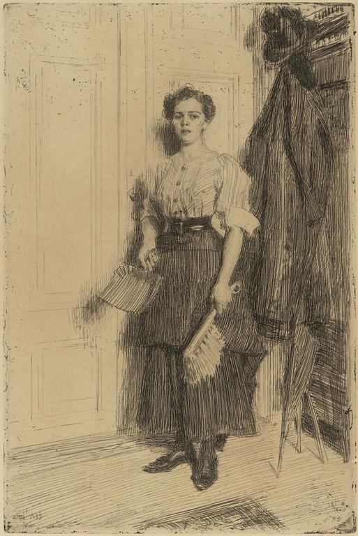 Anders Zorn, "The New Maid".