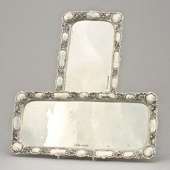 BRICKOR, ett par, silver, GEWE, Malmö 1972. Vikt 920 g.