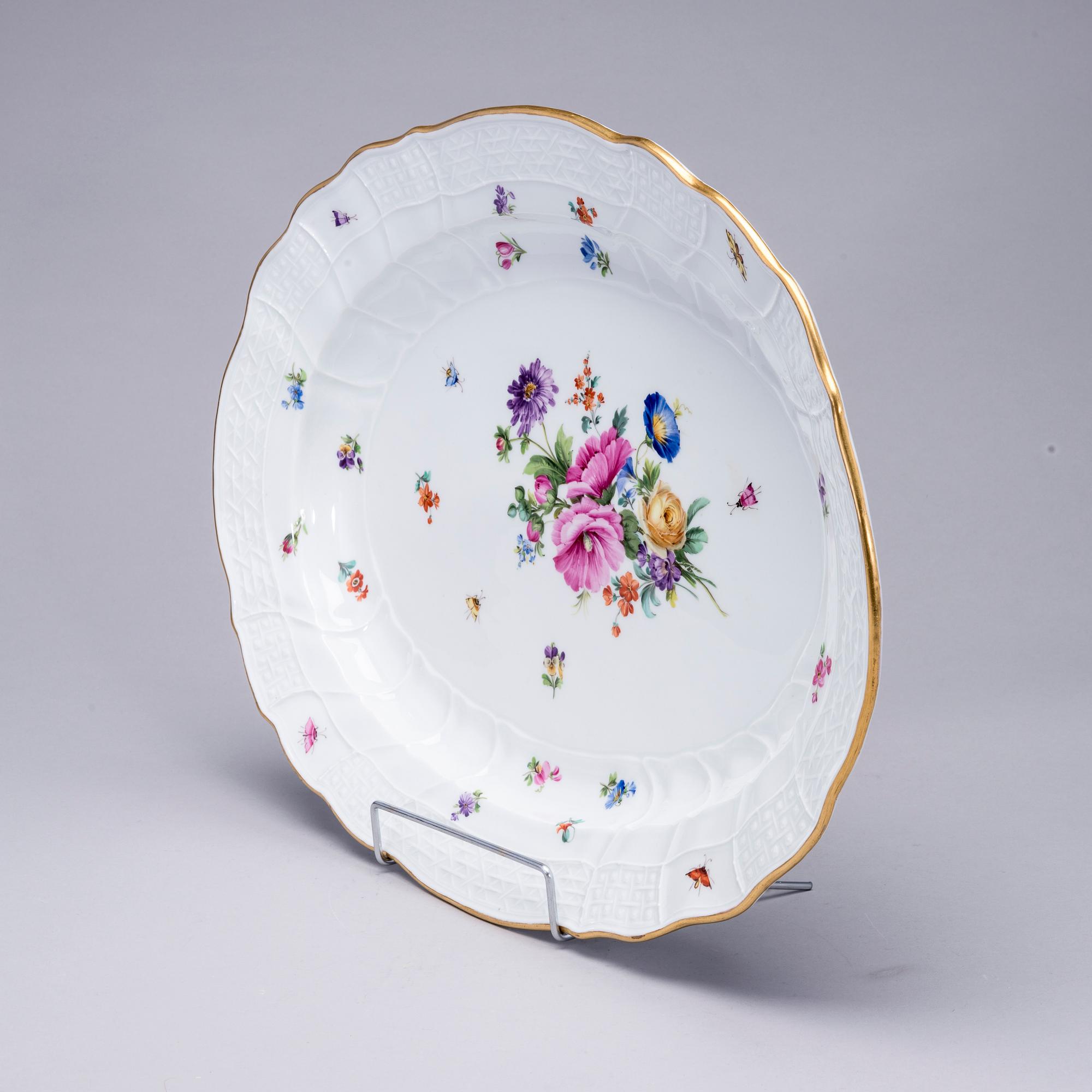 FAT, porslin, Meissen, 1800-tal.