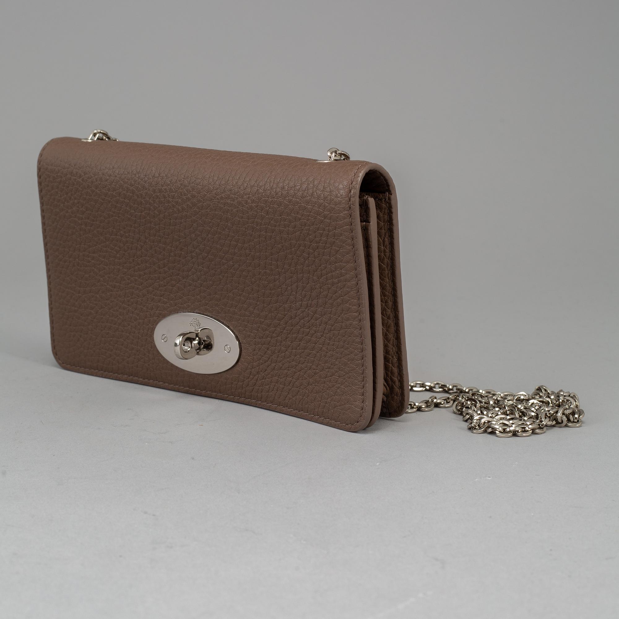 MULBERRY, a leather 'Wallet on Chain' clutch, 2014.