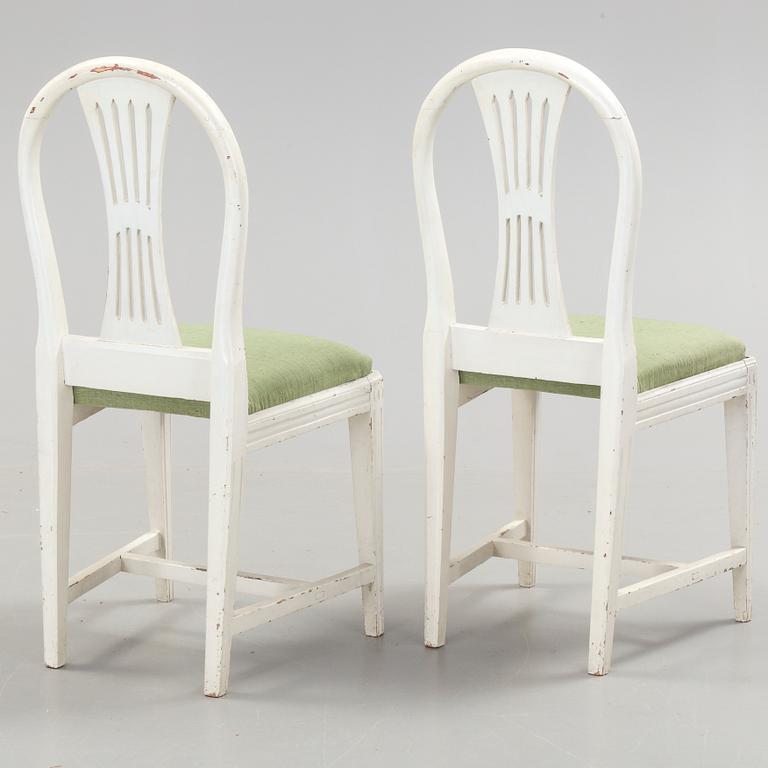 STOLAR, ett par. Gustavianska. 1800-talets början.