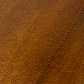 Matbord och stolar, 8 st, England 1970-tal.