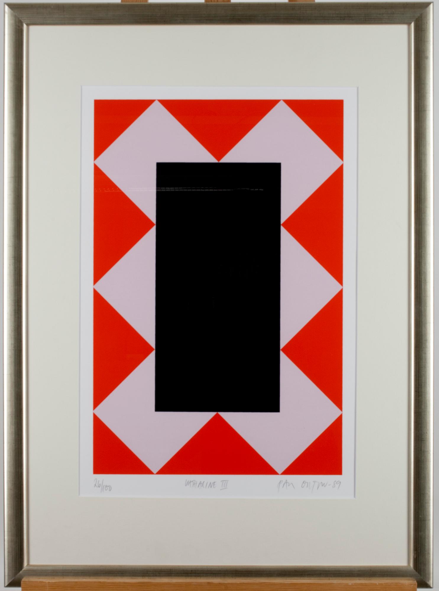 PAUL OSIPOW, serigrafi, signerad och daterad -89, numrerad 26/100.