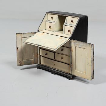 MINIATYR SNEDKLAFFSSEKRETÄR, 1700/1800-tal.