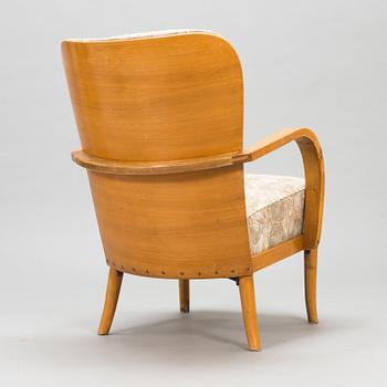 Werner West, nojatuoli, Wilh. Schaumannin Vaneritehdas Oy, Jyväskylä 1930-luku.