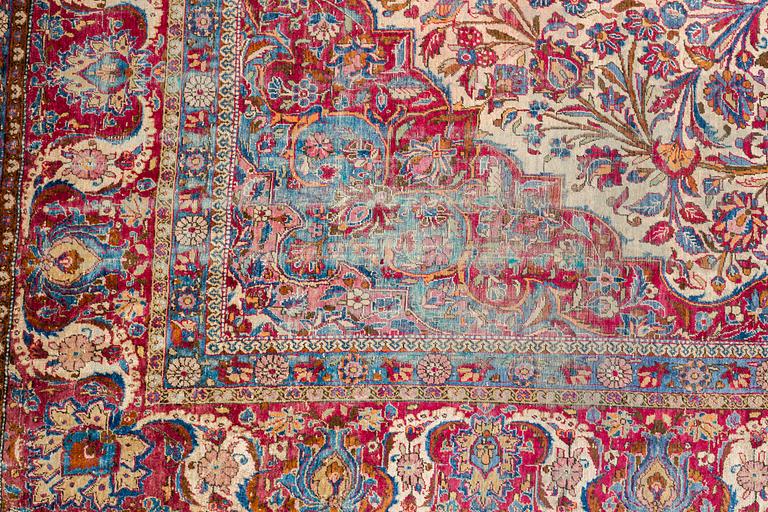 Matta, semiantik silke Keshan, ca 313 x 200-217 cm.